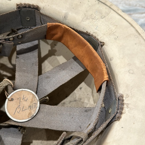 US WWII Civil Defence Helmet Air Raid Warden - Picture 8 of 10